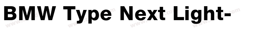 BMW Type Next Light字体转换